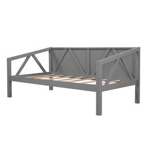 NicBex Twin /Full Size Daybed, Day Bed Frame with Wood Slat Support, Sofa Bed with Bottom storage - 1 of 4