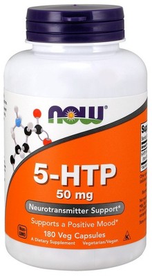 5-HTP 50 mg by Now Foods  -  180 VegCap