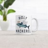 Crazy Dog T-Shirts Holy Mackerel Mug Funny Angel Halo Blessed Fish Saying Joke Cup-11oz - 2 of 4