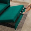 LOVMOR Pull Out Sleep Sofa Bed, with side pockets, Adjsutable Backrest and Lumbar Pillows, for Apartment, Office, Living Room - 4 of 4