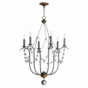Maxim Lighting Formosa 6 - Light Chandelier in  Golden Noir - 1 of 4