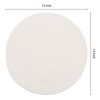 REGALWOVEN Farmhouse Kitchen Decor Indoor Outdoor Cotton Rope Dining Table Placemats 4 Pcs - 2 of 4