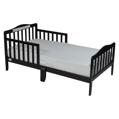 Infurnic Beds, Toddler Single Bed with Safety Guardrails and Headboard, Low To Floor Design for Toddler Children, Brown, 70"*36"*27"