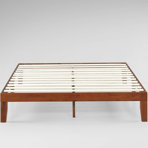 Wen Wood Platform Bed Frame Cherry - Zinus : Target