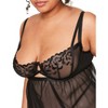 Adore Me Women's Jestina Babydoll Lingerie - 2 of 4