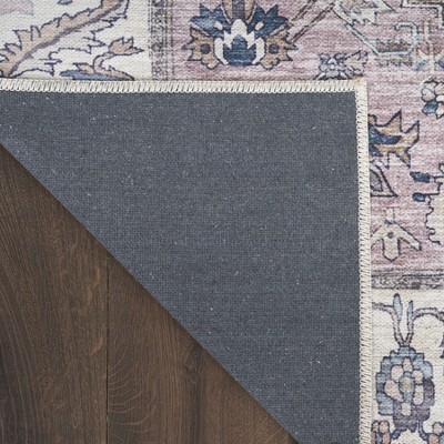 Brilliance Persian Beige Multicolor Chenille 8' x 10' Washable Rug