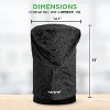 NutriChef Electric Water Boiler Quilted Cover - Compatible with Water Boiler and Coffee Brewing System (Black) - 2 of 3