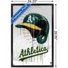 Trends International MLB Oakland Athletics - Drip Helmet 22 Framed Wall Poster Prints - 3 of 4