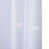 Soft Microfiber Fabric Shower Curtain or Liner with Decorative Embossed Pattern, Water Repellent - 2 of 4