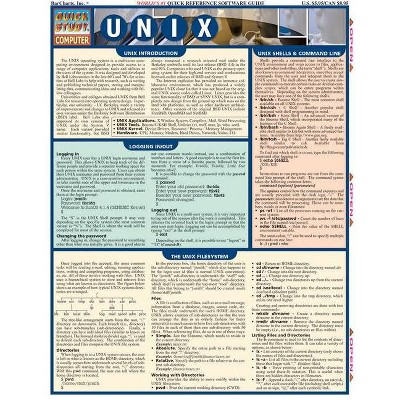 Unix - (Quickstudy: Computer) by  Mahesh Neelakanta (Poster)