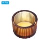 Unique Bargains Home Decoration Glass Tea Light Candle Holders 2 Pcs 2.17" - 3 of 4