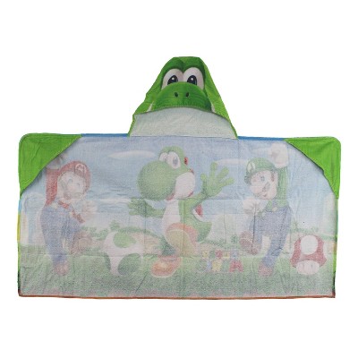 Super Mario Yoshi Kids&#39; Hooded Towel_1