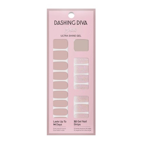 Dashing Diva Gloss Nail Art - Taupe Hat - 32ct - image 1 of 4