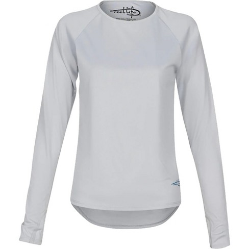 Reel Life Women's Mangrove UV Long Sleeve T-Shirt - XL - Glacier Gray