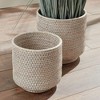 Plum & Post Burma Rattan Cachepots Large Set Of 2 - 2 of 4