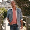Lands' End Men's Long Sleeve Textured Twill Utility Shirt - 4 of 4