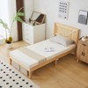 KTMBDW Queen/Full/Twin Size Wood Platform Bed Frame with Headboard, No Box Spring Needed, Mattress Foundation, Noise-Free, Easy Assembly - 4 of 4
