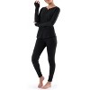 Fruit of the Loom Women's and Plus Thermal Long Underwear Henley Top and Pant Set - image 2 of 4