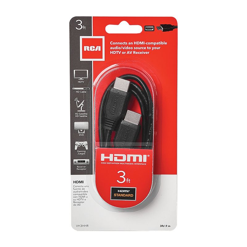 RCA Standard HDMI® Cable, 3 Ft., 5 of 6
