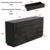 FUFU&GAGA High Gloss Dresser With Light Chest 8 Drawers and Tabletop - 4 of 4