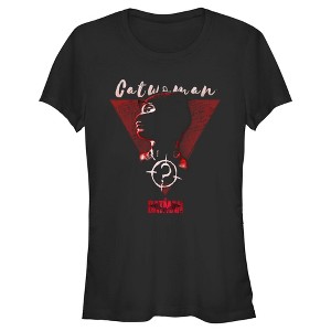 Juniors Womens The Batman Catwoman Poster T-Shirt - 1 of 4