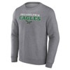 NFL Philadelphia Eagles Men's Gray Long Sleeve Crew Fleece Sweatshirt - 2 of 3