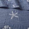 Gracie Mills Elisa 4 Piece Cotton Reversible Embroidered Quilt Set with Throw Pillow - image 3 of 4