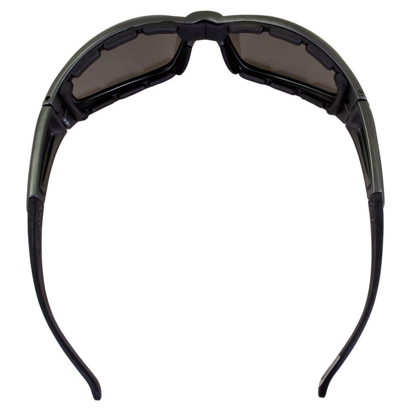 Global Vision Zilla Plus Safety Motorcycle Glasses with Silver Lenses, 4 of 7
