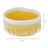 REGALWOVEN Cotton Rope Handcrafted Compact Size Odorless Open Storage Bins 1 Pc - 3 of 4