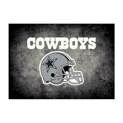 NFL Dallas Cowboys 4'x6' Distressed Rug