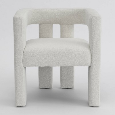 Set of 2 24" Wide Boucle Upholstered Armchair - Kinwell