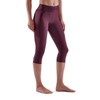 SKINS SERIES-3 Women's Thermal Compression 3/4 Tights-Improve Circulation, Reduce Soreness for Running, Hiking & Workouts Burgundy X-Large - 3 of 4