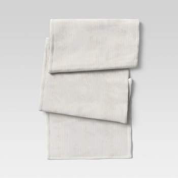 Cotton Solid Table Runner White - Threshold™