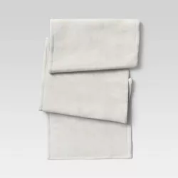 108" x 14" Cotton Solid Table Runner White - Threshold™