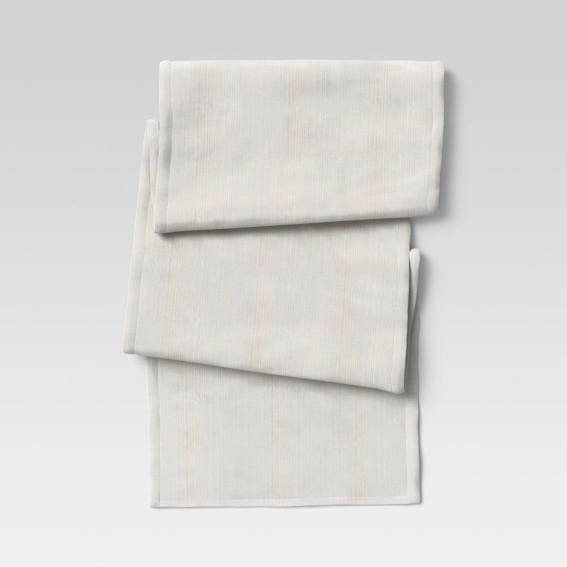 Cotton Solid Table Runner White - Threshold™, 1 of 9