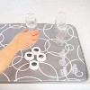 LunaLulinlk Microfiber Kitchen Counter Dish Drying Mats, Gray, Set of 2 - 2 of 4