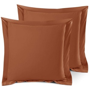Nestl Soft Pillow Shams Set of 2, Double Brushed Microfiber Pillow Covers, Premium Pillow Shams With 1.5” Flange - 1 of 4