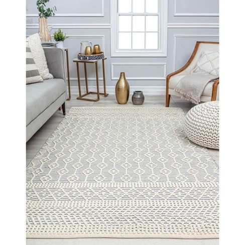 Rugs America Wynter Wy10a Farmhouse Geometric/textured Area Rug, 8'x10 ...
