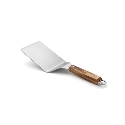 Barebones Metal Spatula for Outdoor Cooking - Wide Spatula and Long Turner  for Grill - Heavy Duty Grill Spatula Turner