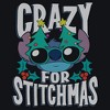 Juniors Womens Lilo & Stitch Crazy for Stitchmas Fun T Shirt - 2 of 4