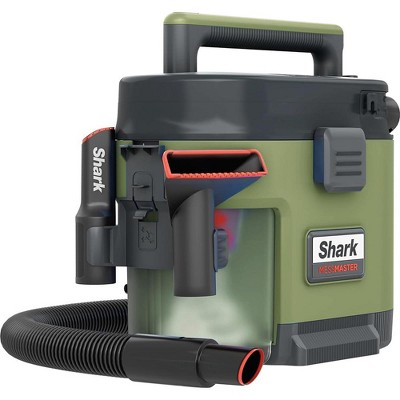 Shark MessMaster 1 Gallon Portable Wet/Dry Vacuum for Pets, Cars Olive Green (Refurb)