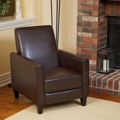 Lyngins Modern Upholstered Recliner Chair with Push Back & Footrest,Armchair Accent Chair for Living Room,Bedroom