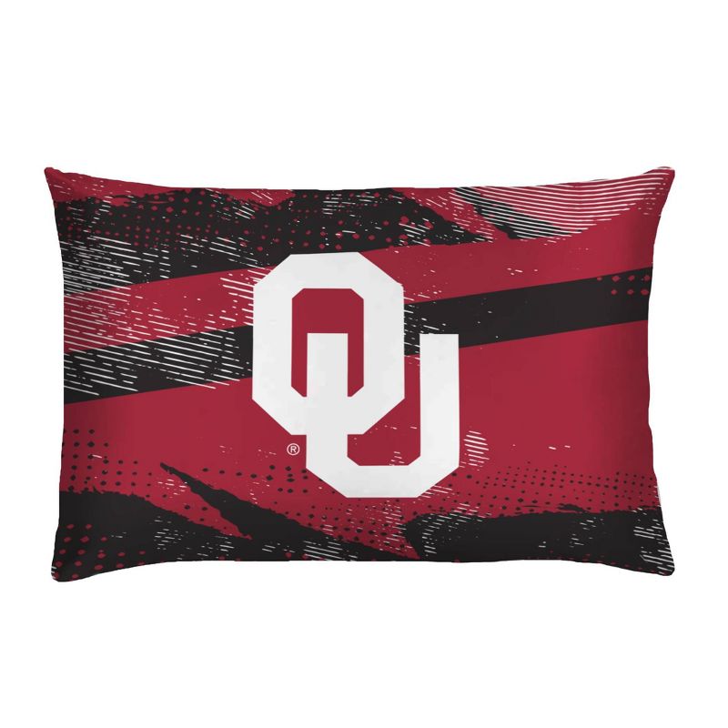 NCAA Oklahoma Sooners Slanted Stripe Twin Bedding Set in a Bag - 4pc, 3 of 4