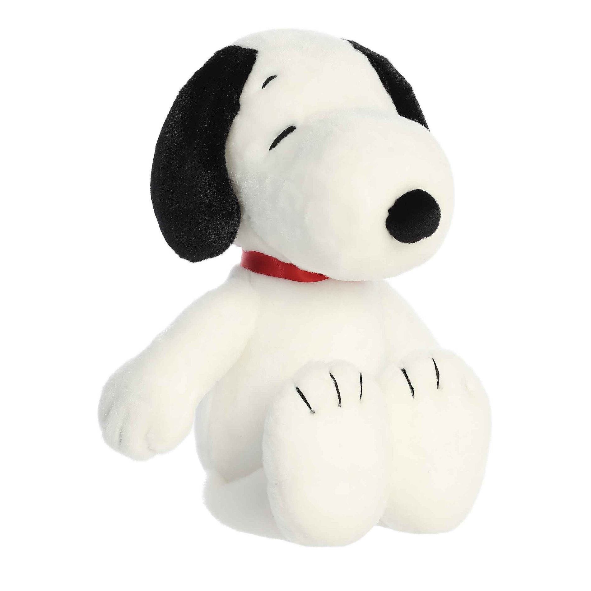Aurora Large Floppy Snoopy Peanuts Adorable Stuffed Animal White 16"