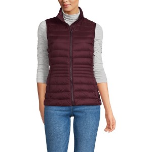 Lands' End Women's Wanderweight Packable Ultralight Down Vest - 1 of 4