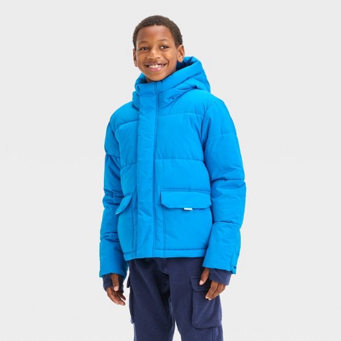 Boys' Solid Quilted Jacket - All In Motion™ : Target