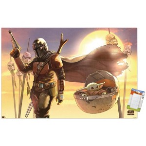 Trends International Star Wars: The Mandalorian - Manga Desert Unframed Wall Poster Prints - 1 of 4