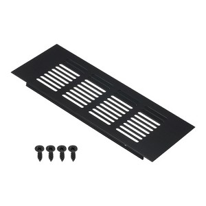 Unique Bargains Aluminum Rectangle Mesh with Mounting Screw Cabinet Air Vent Cover - 1 of 4