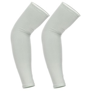 Unique Bargains Nylon Breathable Sun Protection Compression Arm Sleeves 1 Pair - 1 of 4