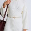 Unique Bargains Adjustable Waist Belt Beige 1 Pc - 2 of 4